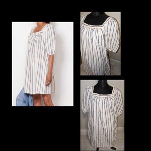 Faherty striped Phoenix Dress Womens Sz XL
